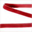 Single Faced Velvet Ribbon Made in Italy - 3/8" - Rouge Red - Sabine Collection
