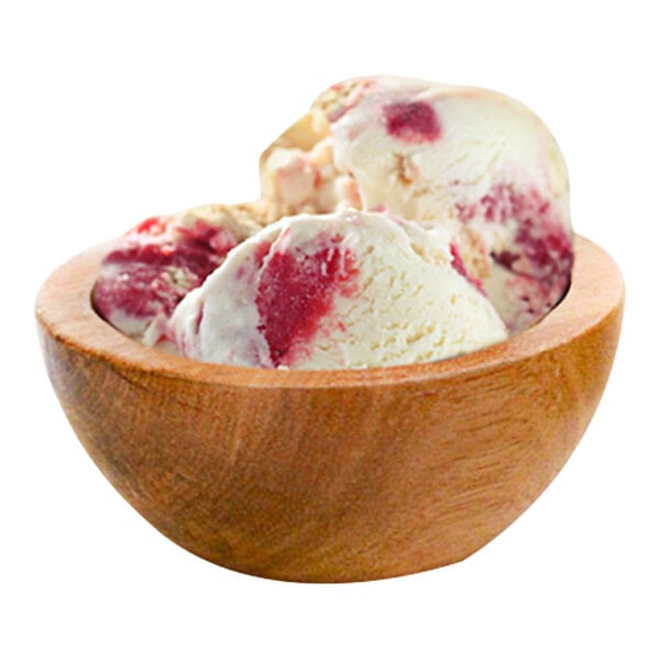G.S. Gelato Raspberry Cheesecake Gelato 5 Liter Container