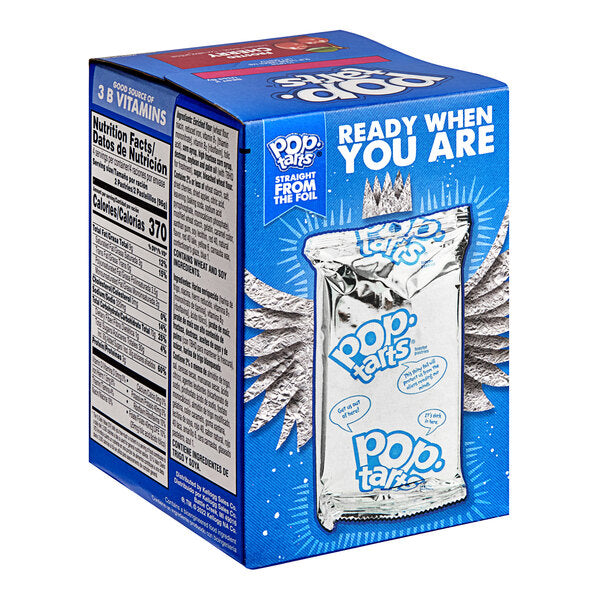 Pop-Tarts Frosted Cherry Toaster Pastry 2-Pack - 48/Case