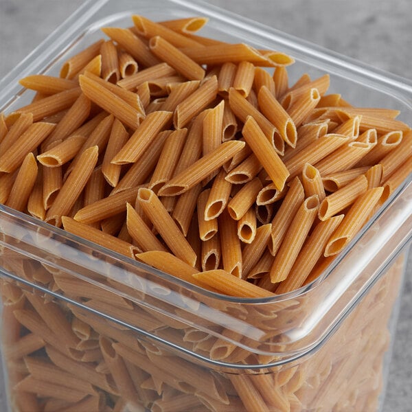 Barilla 10 lb. Whole Grain Penne Rigate Pasta - 2/Case