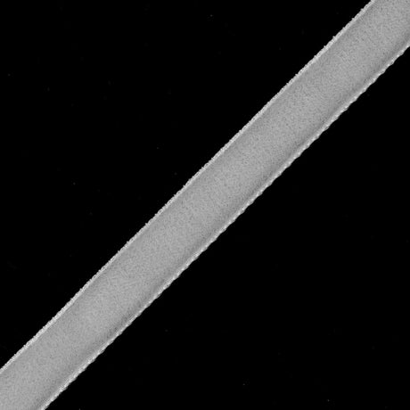 Single Faced Velvet Ribbon Made in Italy - 3/8" - Off-White - Sabine Collection