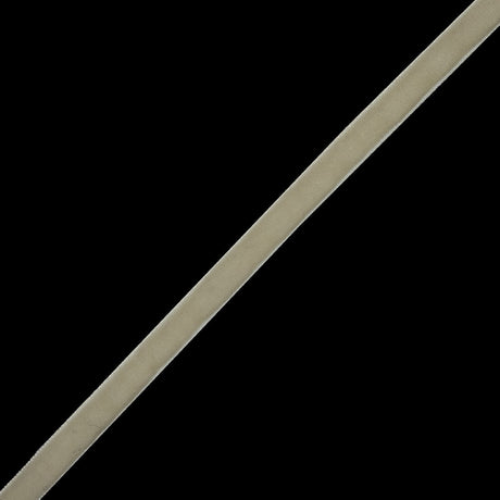 Single Faced Velvet Ribbon Made in Italy - 3/8" - Ivory - Sabine Collection