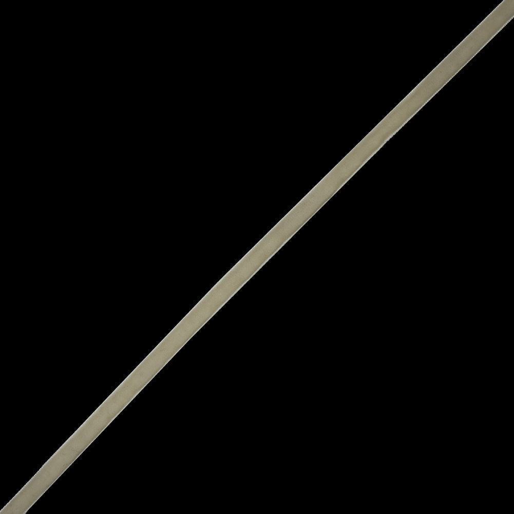 Single Faced Velvet Ribbon Made in Italy - 3/8" - Ivory - Sabine Collection