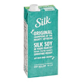 Silk Organic Unsweetened Soy Milk 32 fl. oz. - 6/Case