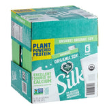Silk Organic Unsweetened Soy Milk 32 fl. oz. - 6/Case