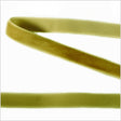 Single Faced Velvet Ribbon Made in Italy - 3/8" - Olive - Sabine Collection