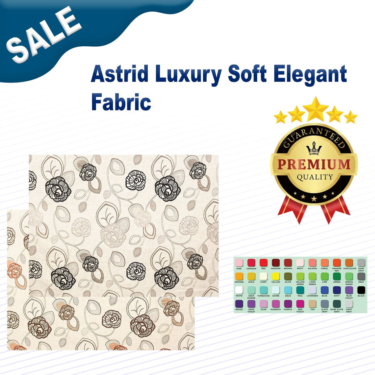 Astrid Luxury Soft & Elegant Fabric