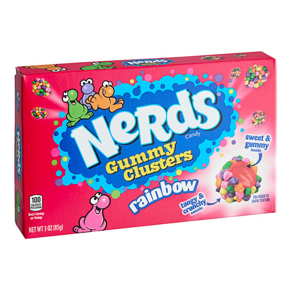 Nerds® Gummy Clusters Box 3 oz. - 12/Case