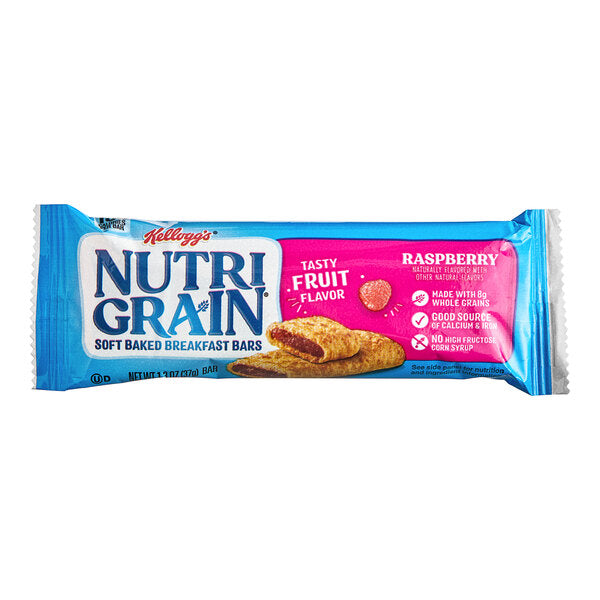 Nutri-Grain Raspberry Cereal Bar 1.3 oz. - 48/Case