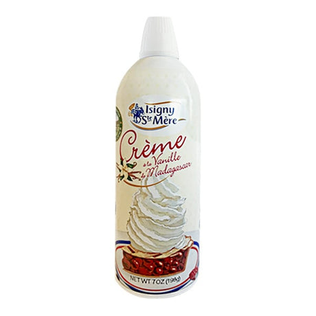 Isigny Sainte-Mere Whipped Cream with Madagascar Vanilla 7 oz. Can - 12/Case