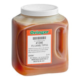 Oringer Caramel Dessert / Sundae Topping 3/4 Gallon - 3/Case