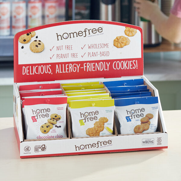 Homefree Gluten-Free 1 oz. Mini Cookies Counter Display 30-Count