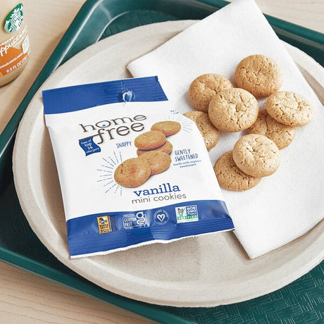 Homefree Gluten-Free Mini Vanilla Cookies 1.1 oz. - 30/Case