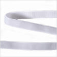 Single Faced Velvet Ribbon Made in Italy - 3/8" - White - Sabine Collection
