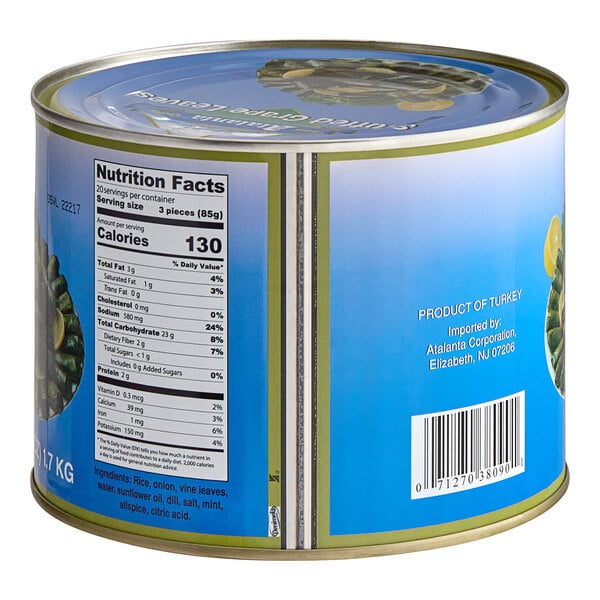 Stuffed Grape Leaves 4.4 lb. - 6/Case