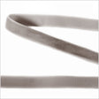 Single Faced Velvet Ribbon Made in Italy - 3/8" - Gray - Sabine Collection