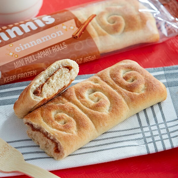 Pillsbury Mini Cinnis Individually Wrapped Pull-Apart Cinnamon Rolls 2.29 oz. - 72/Case