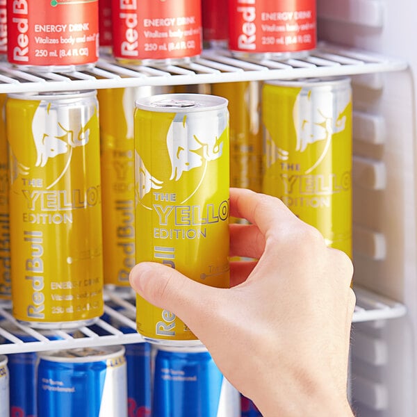 Red Bull Tropical Energy Drink 8.4 fl. oz. Can - 24/Case