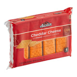 Austin Cheddar Cheese on Cheese Sandwich Crackers 1.38 oz. - 96/Case