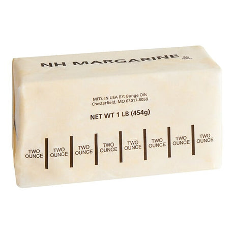 Bunge Old World Non-Hydrogenated Solid Margarine 1 lb. - 30/Case