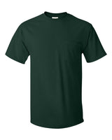 Hanes® Authentic Crewneck Short Sleeve Pocket T-Shirt
