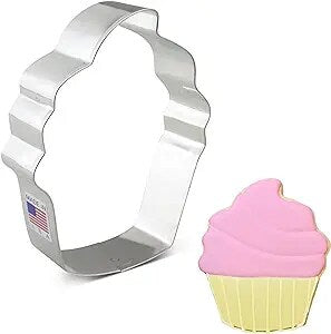 Ann Clark Cupcake Cookie Cutter, 4"