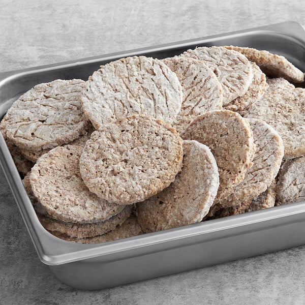 Impossible Foods Plant-Based Vegan Sausage Patty 1.6 oz. - 100/Case