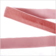Single Faced Velvet Ribbon Made in Italy - 7/8" - Dark Dusty Rose - Sabine Collection