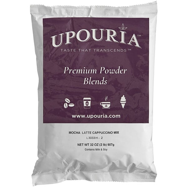 UPOURIA® Mocha Latte Cappuccino Mix 2 lb. - 6/Case