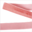 Single Faced Velvet Ribbon Made in Italy - 7/8" - Light Peach - Sabine Collection