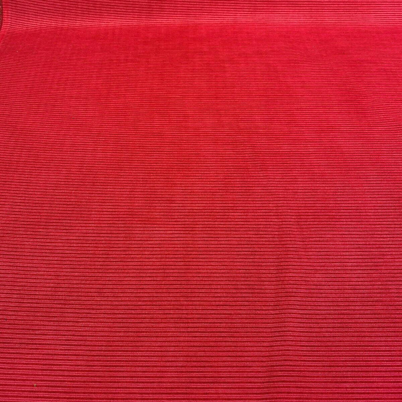 Bryant Outdoor Red Verticality Ticking Stripes Polyester Fabric - Red Vertical Stripes, 56" Width (1 Yard)