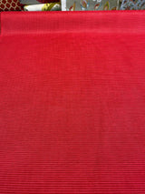 Bryant Outdoor Red Verticality Ticking Stripes Polyester Fabric - Red Vertical Stripes, 56" Width (1 Yard)