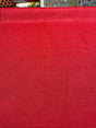 Bryant Outdoor Red Verticality Ticking Stripes Polyester Fabric - Red Vertical Stripes, 56" Width (1 Yard)