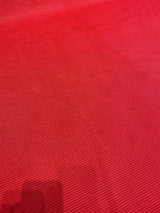 Bryant Outdoor Red Verticality Ticking Stripes Polyester Fabric - Red Vertical Stripes, 56" Width (1 Yard)
