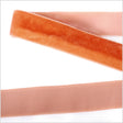 Single Faced Velvet Ribbon Made in Italy - 7/8" - Copper - Sabine Collection