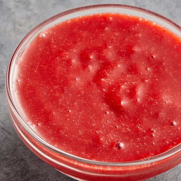 Les Vergers Boiron Strawberry 100% Fruit Puree 2.2 lb. - 6/Case