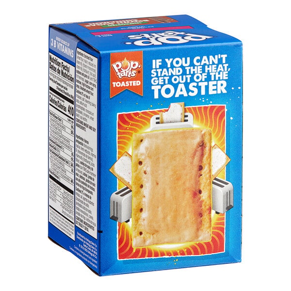 Pop-Tarts Unfrosted Brown Sugar Cinnamon Toaster Pastry 2-Pack - 48/Case