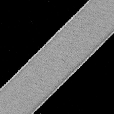 Single Faced Velvet Ribbon Made in Italy - 7/8" - Off-White - Sabine Collection
