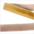 Single Faced Velvet Ribbon Made in Italy - 7/8" - Old Gold - Sabine Collection
