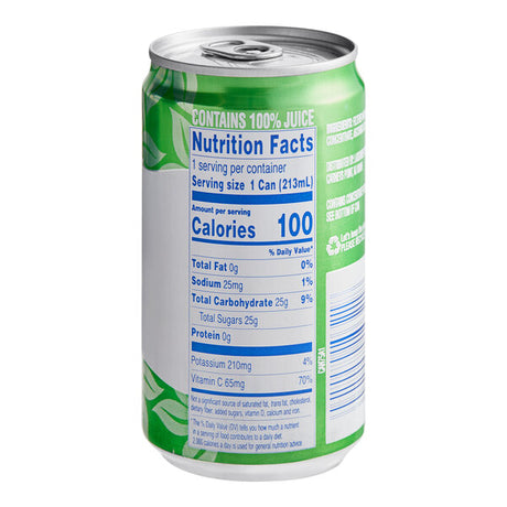 Ruby Kist Apple Juice 7.2 fl. oz. Can - 24/Case