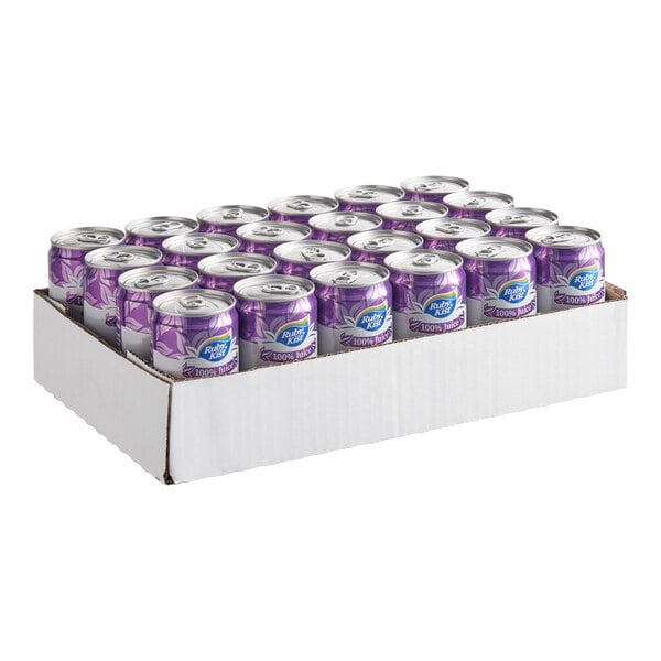 Ruby Kist Grape Juice 7.2 fl. oz. Can - 24/Case