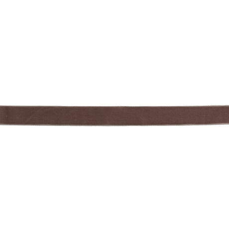 Single Faced Velvet Ribbon Made in Italy - 7/8" - Dark Tan - Sabine Collection