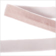 Single Faced Velvet Ribbon Made in Italy - 7/8" - White - Sabine Collection