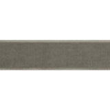 Single Faced Velvet Ribbon Made in Italy - 7/8" - Gray - Sabine Collection