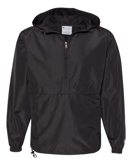 Champion® Hooded Packable Quarter-Zip Jacket