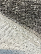 Classic Gray Tweed Chenille Chenille Fabric - Gray Tweed Pattern, 56" Width (1 Yard)