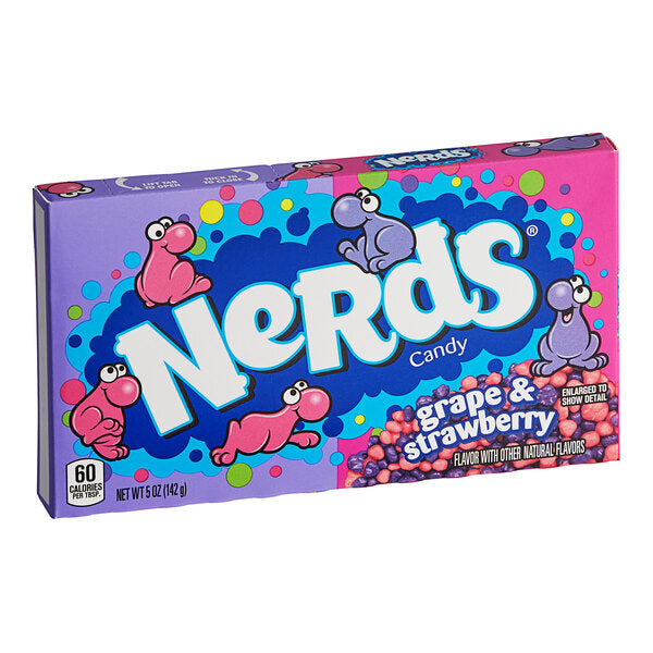 Nerds® Grape and Strawberry Box 5 oz. - 12/Case