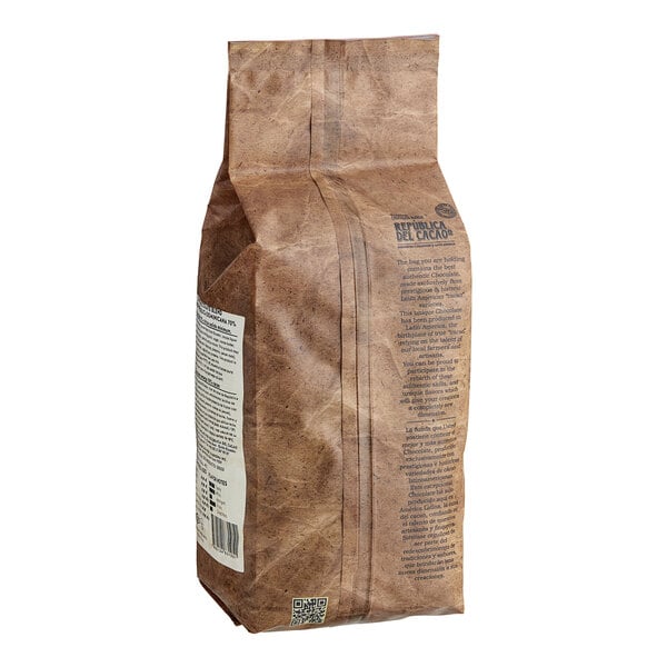 Republica del Cacao Ecuador and Dominican Republic 70% Dark Chocolate Couverture 5.5 lb. - 4/Case
