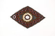 Beaded Patch Diamond-Shaped Chainlink 4.75 x 3