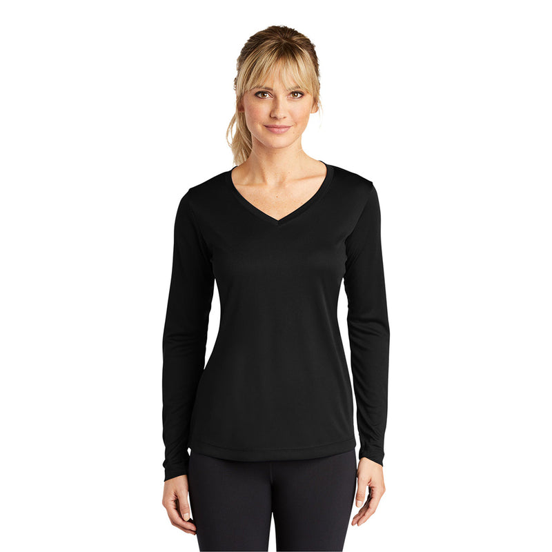Women's Long Sleeve PosiCharge Competitor V-Neck Tee